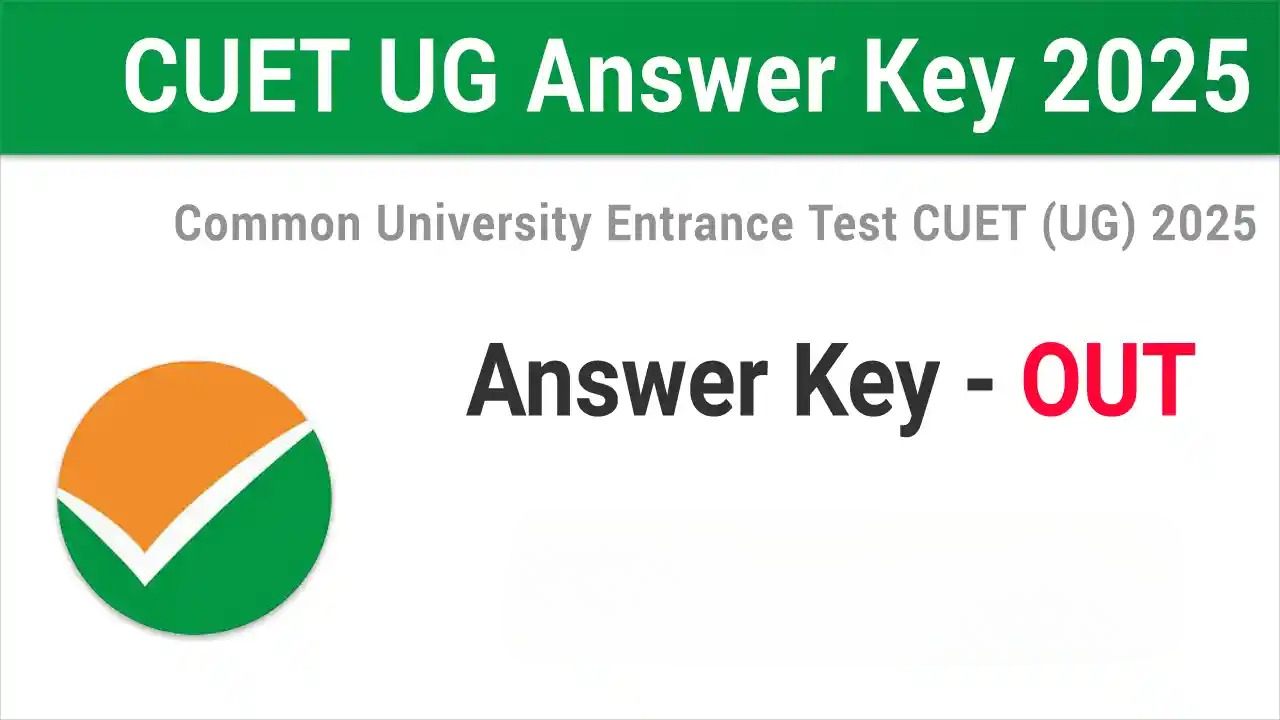 CUET UG 2025 Answer Key Released