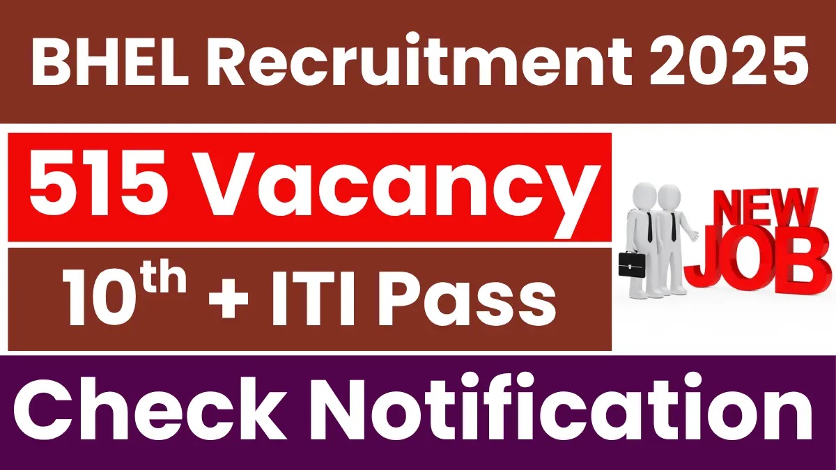 BHEL Artisan Vacancy 2025 – Apply Online Now