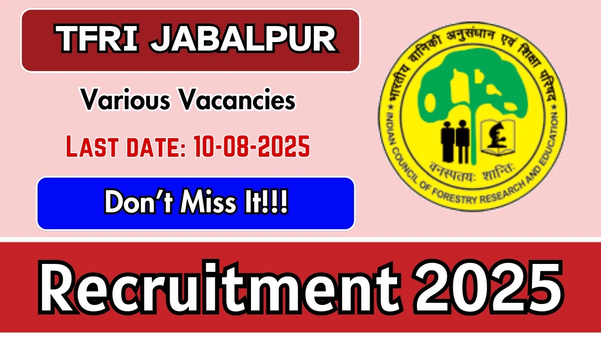 TFRI Group C Vacancy 2025 Apply Online