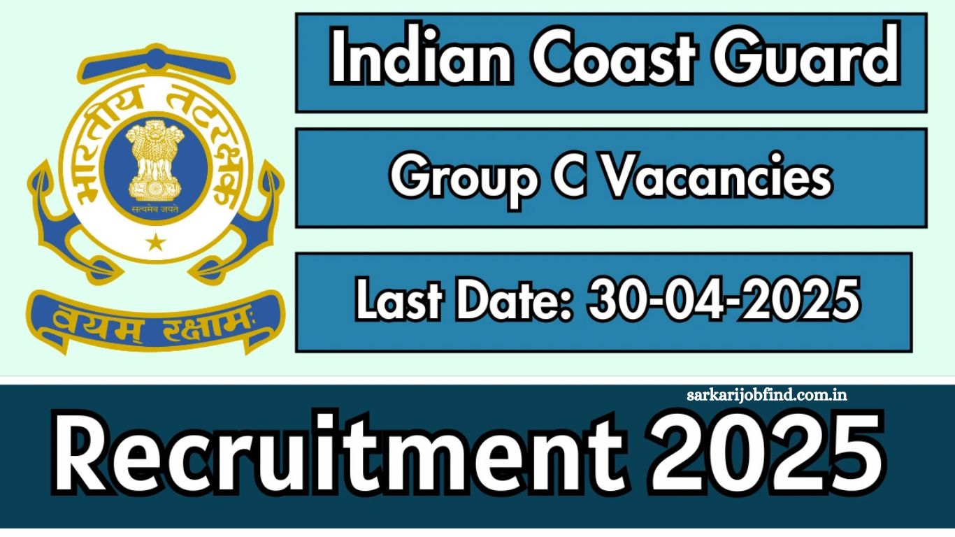Indian Coast Guard Group C Recruitment