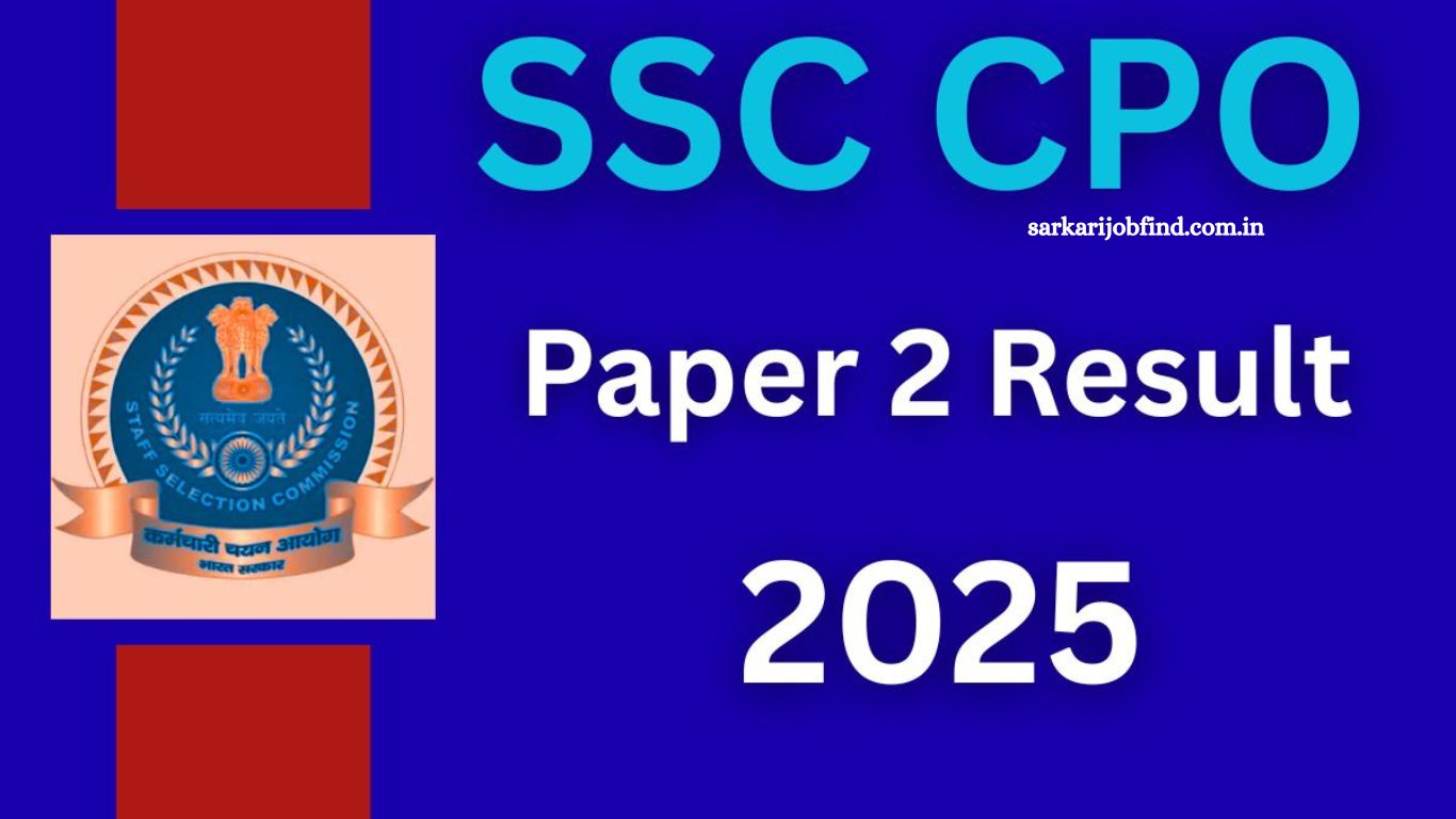SSC CPO Sub-Inspector