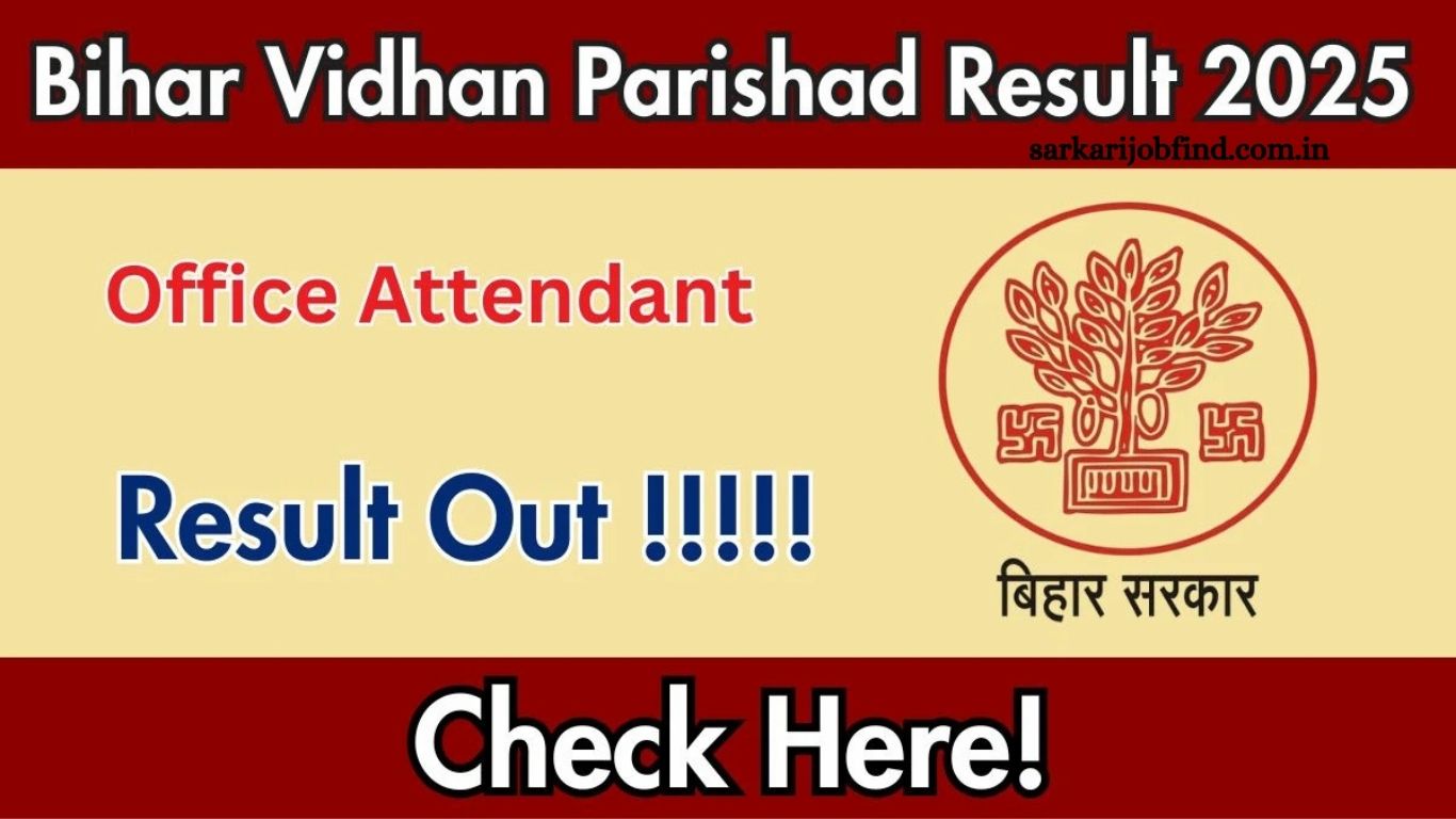 Bihar Vidhan Parishad Jobs
