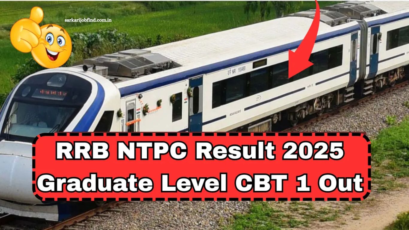 RRB NTPC Graduate Level CBT 1 Result